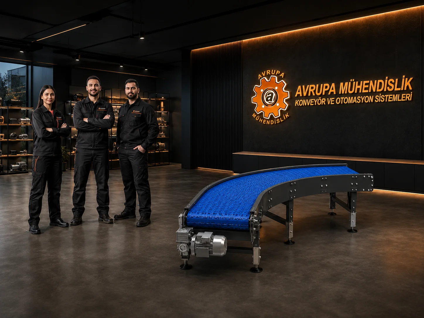 Avrupa Mühendislik konveyer və avtomatlaşdırma təqdimat zalı